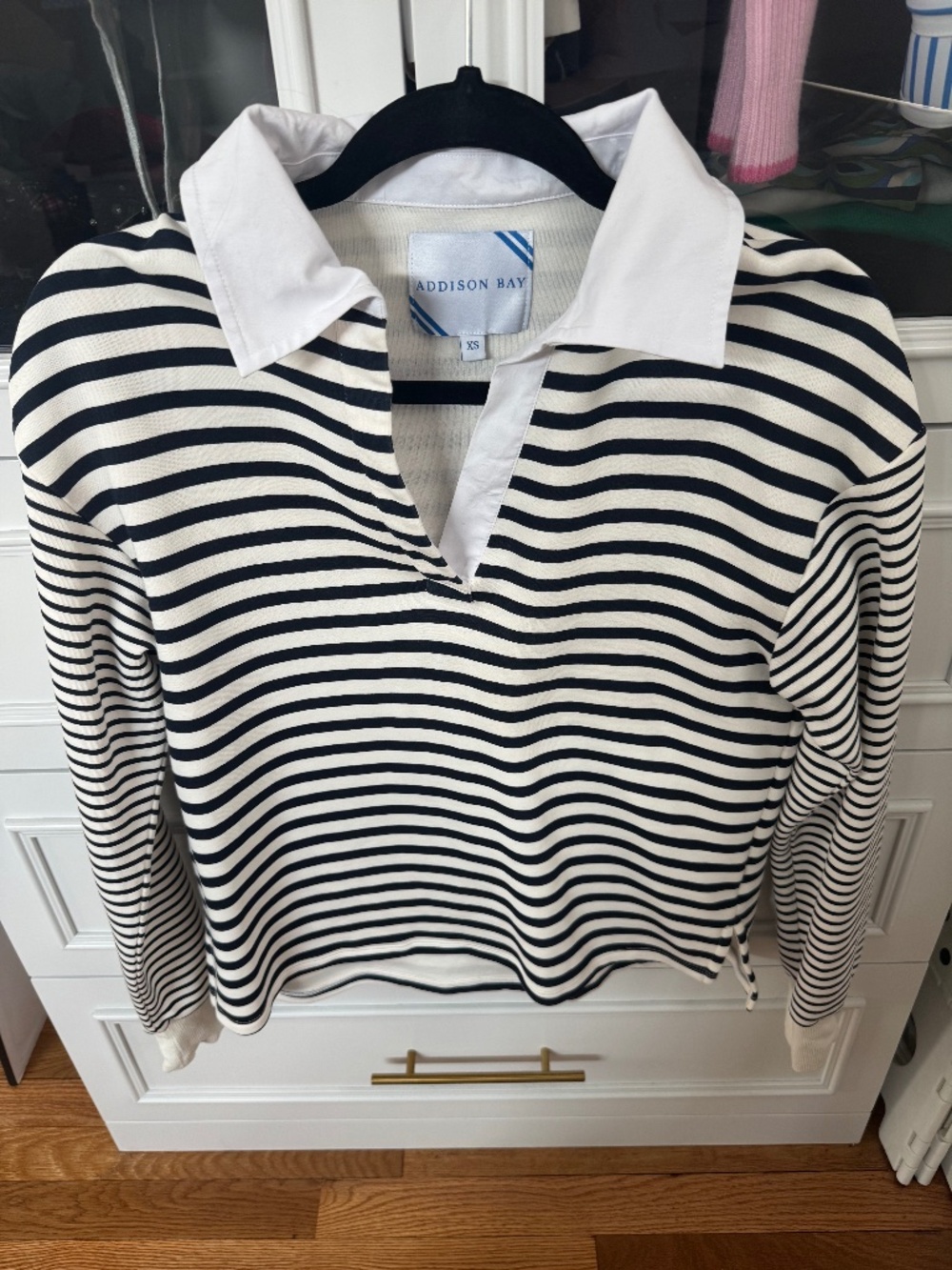 Soft Luxe Annie Rugby Sweatshirt NWOT Addison Bay